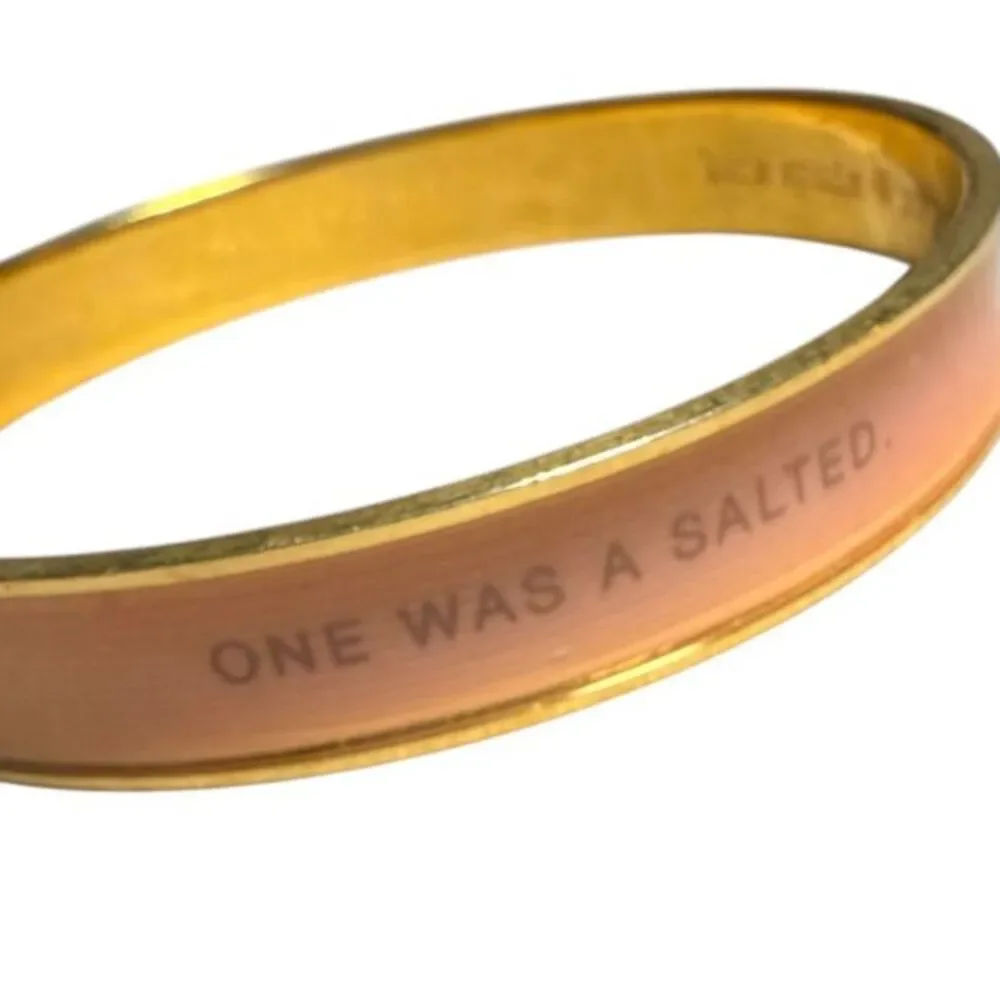 Kate Spade New York Margarita Walked Into A Bar Idiom Enamel Bangle Bracelet - Picture 4 of 7